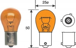 крушка жълта PY21W 12V 21W